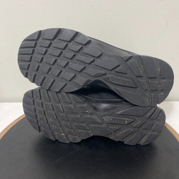 Wolverine Work Boots‎ Men 8EW Black Leather Waterproof ASTM F2413-18 Safety Toe - Picture 9 of 15